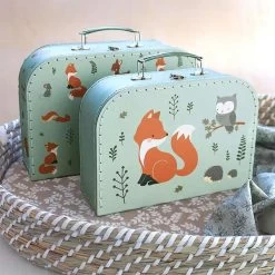 A Little Lovely Company Kofferset Bosvriendjes -Kortingswinkel Voor Babyproducten a little lovely company a little lovely company ko 33