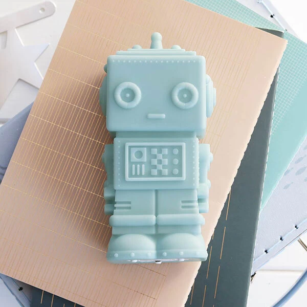 A Little Lovely Company Nachtlampje Robot Blauw 8 A Little Lovely Company Nachtlampje Robot Blauw - Afbeelding 6