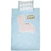 Dekbedovertrek - Brontosaurus - A Little Lovely Company - 140 X 200 Cm -Kortingswinkel Voor Babyproducten a little lovely company dekbedovertrek brontosauru