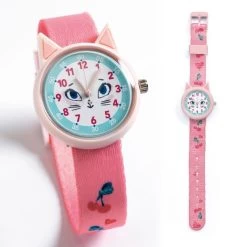 Djeco Kinderhorloge Poes