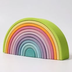 Grimm's Regenboog Pastel 12-delig 36 Cm
