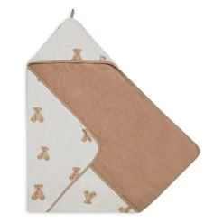 Jollein Badcape 75x75cm Teddy Bear GOTS