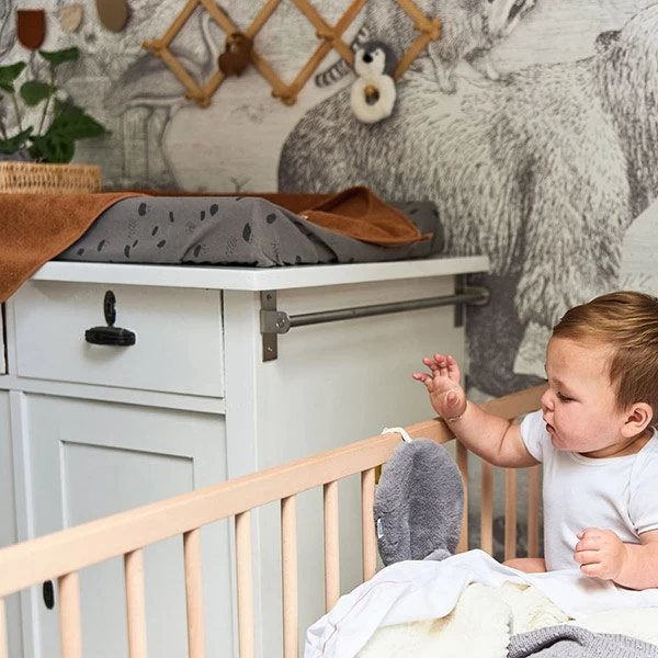 Jollein Badcape Badstof 75x75cm Caramel 5 Jollein Badcape Badstof 75x75cm Caramel - Afbeelding 3