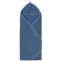 Jollein Badcape Badstof 75x75cm Jeans Blue -Kortingswinkel Voor Babyproducten jollein jollein badcape badstof 75x75cm jeans blue 3