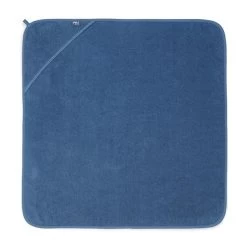 Jollein Badcape Badstof 75x75cm Jeans Blue -Kortingswinkel Voor Babyproducten jollein jollein badcape badstof 75x75cm jeans blue 4