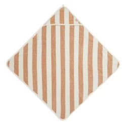 Jollein Badcape Stripe Terry 75x75cm Biscuit GOTS -Kortingswinkel Voor Babyproducten jollein jollein badcape stripe terry 75x75cm biscu 6