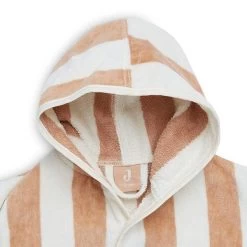 Jollein Badjas 3-4 Jaar Stripe Terry Biscuit GOTS -Kortingswinkel Voor Babyproducten jollein jollein badjas 3 4 jaar stripe terry biscu 2