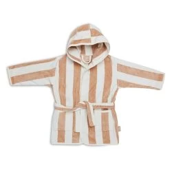 Jollein Badjas 3-4 Jaar Stripe Terry Biscuit GOTS