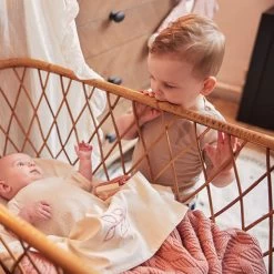 Jollein Deken 100x150cm Spring Knit Rosewood/coral Fleece -Kortingswinkel Voor Babyproducten jollein jollein deken 100x150cm spring knit rosewo 4