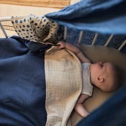 Jollein Deken 75x100cm Basic Knit Jeans Blue