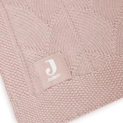 Jollein Deken Ledikant 100x150 Shell Knit Wild Rose -Kortingswinkel Voor Babyproducten jollein jollein deken ledikant 100x150 shell knit 2