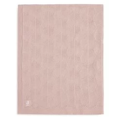 Jollein Deken Ledikant 100x150 Shell Knit Wild Rose -Kortingswinkel Voor Babyproducten jollein jollein deken ledikant 100x150 shell knit 3