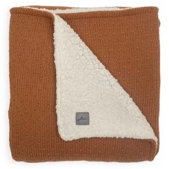 Jollein Deken Teddy 75x100cm Bliss Knit Caramel