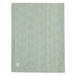 Jollein Deken Wieg 75x100 Shell Knit Sea Foam -Kortingswinkel Voor Babyproducten jollein jollein deken wieg 75x100 shell knit sea f 5