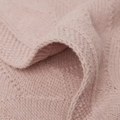 Jollein Deken Wieg 75x100 Shell Knit Wild Rose -Kortingswinkel Voor Babyproducten jollein jollein deken wieg 75x100 shell knit wild 3