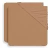 Jollein Hoeslaken Jersey 60x120cm Biscuit 2-pack -Kortingswinkel Voor Babyproducten jollein jollein hoeslaken jersey 60x120cm biscuit