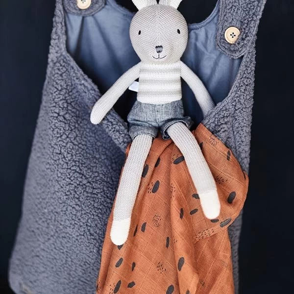 Jollein Hydrofiel Monddoekje Spot Caramel 3pack 5 Jollein Hydrofiel Monddoekje Spot Caramel 3pack - Afbeelding 3