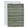 Jollein Hydrofiel Washandje Stripe & Olive Leaf Green GOTS 2pack -Kortingswinkel Voor Babyproducten jollein jollein hydrofiel washandje stripe olive l