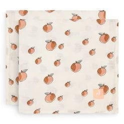 Jollein Hydrofiele Doek 115cm Peach 2pack