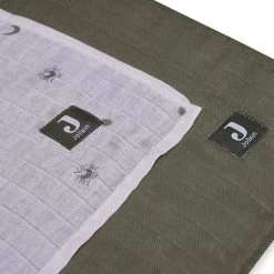 Jollein Hydrofiele Doek 115cm Stargaze Leaf Green 2pack -Kortingswinkel Voor Babyproducten jollein jollein hydrofiele doek 115cm stargaze lea 1