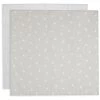 Jollein Hydrofiele Doek 70cm Dotted&Rabbit Nougat GOTS 2pack -Kortingswinkel Voor Babyproducten jollein jollein hydrofiele doek 70cm dotted rabbit
