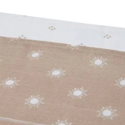 Jollein Hydrofiele Doek 70cm Pointelle&Sun Biscuit GOTS 2pack -Kortingswinkel Voor Babyproducten jollein jollein hydrofiele doek 70cm pointelle sun 1