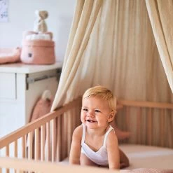 Jollein Klamboe Vintage 245cm - Nougat -Kortingswinkel Voor Babyproducten jollein jollein klamboe vintage 245cm nougat 6