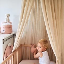 Jollein Klamboe Vintage 245cm - Nougat -Kortingswinkel Voor Babyproducten jollein jollein klamboe vintage 245cm nougat 7