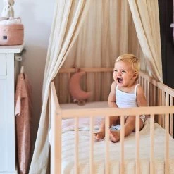 Jollein Klamboe Vintage 245cm - Nougat -Kortingswinkel Voor Babyproducten jollein jollein klamboe vintage 245cm nougat 8