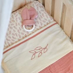 Jollein Laken 120x150cm Meadow Rosewood