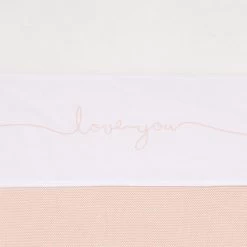 Jollein Laken 75x100cm Love You Pale Pink -Kortingswinkel Voor Babyproducten jollein jollein laken 75x100cm love you pale pink 3