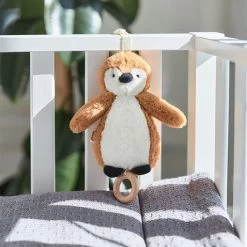 Jollein Muziekmobiel Pinguin Caramel -Kortingswinkel Voor Babyproducten jollein jollein muziekmobiel pinguin caramel 1