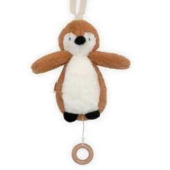 Jollein Muziekmobiel Pinguin Caramel -Kortingswinkel Voor Babyproducten jollein jollein muziekmobiel pinguin caramel 7