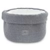 Jollein Opbergmandje Bliss Knit Storm Grey -Kortingswinkel Voor Babyproducten jollein jollein opbergmandje bliss knit storm grey