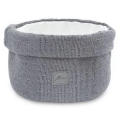 Jollein Opbergmandje Bliss Knit Storm Grey