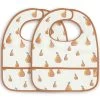 Jollein Slabbetje Waterproof Pear 2 Stuks -Kortingswinkel Voor Babyproducten jollein jollein slabbetje waterproof pear 2 stuks