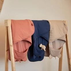 Jollein Wikkeldeken Basic Stripe Jeans Blue -Kortingswinkel Voor Babyproducten jollein jollein wikkeldeken basic stripe jeans blu 1