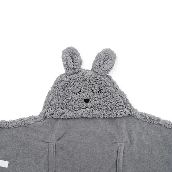 Jollein Wikkeldeken Bunny Storm Grey 7 Jollein Wikkeldeken Bunny Storm Grey - Afbeelding 5