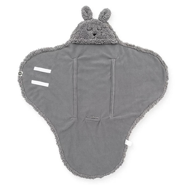 Jollein Wikkeldeken Bunny Storm Grey 8 Jollein Wikkeldeken Bunny Storm Grey - Afbeelding 6