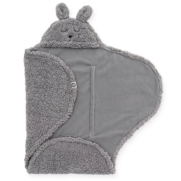Jollein Wikkeldeken Bunny Storm Grey 3 Jollein Wikkeldeken Bunny Storm Grey