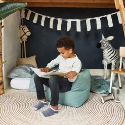 Jollein Zitzak - Kinderzetel Ash Green -Kortingswinkel Voor Babyproducten jollein jollein zitzak kinderzetel ash green 4