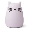 Nachtlampje Winston Cat Light Lavender - Liewood -Kortingswinkel Voor Babyproducten liewood nachtlampje winston cat light lavender lie