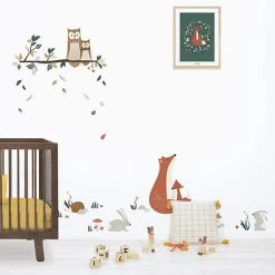 Lilipinso Muurstickers Forest Squirrel -Kortingswinkel Voor Babyproducten lilipinso lilipinso muurstickers forest squirrel 1