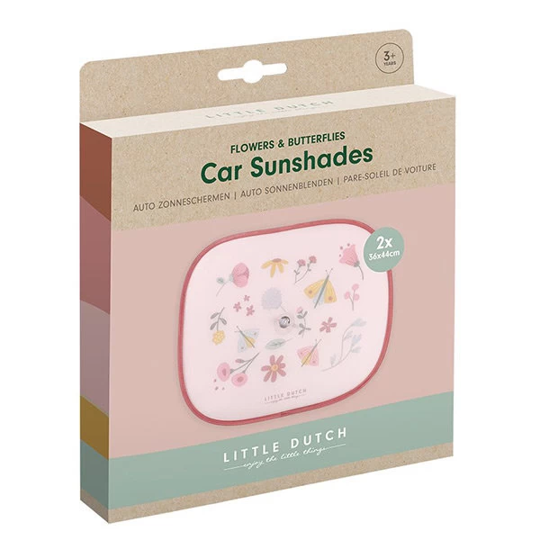 Little Dutch Auto Zonneschermen Flowers & Butterflies 4 Little Dutch Auto Zonneschermen Flowers & Butterflies - Afbeelding 2