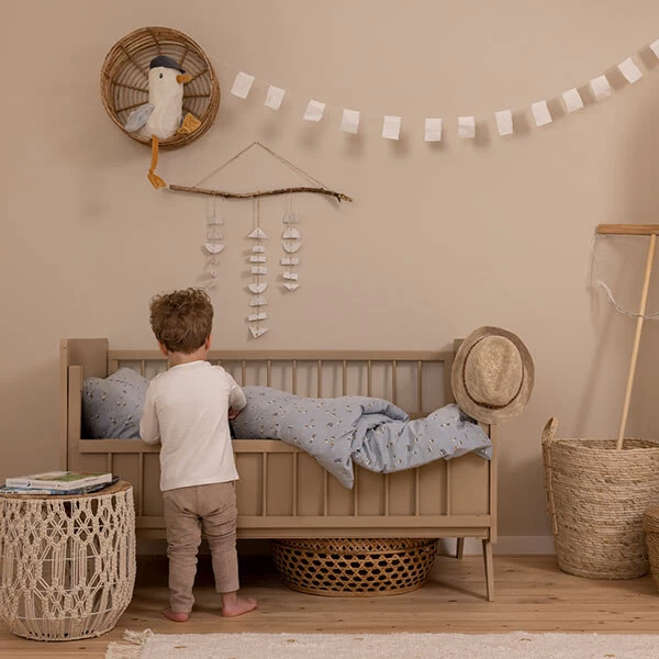 Little Dutch Ledikantlaken Sailors Bay Blue 7 Little Dutch Ledikantlaken Sailors Bay Blue - Afbeelding 5