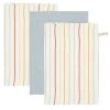 Little Dutch Washandjes Set Vintage Sunny Stripes/Pure Soft Blue