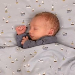 Little Dutch Wieglaken Sailors Bay Blue -Kortingswinkel Voor Babyproducten little dutch wieglaken sailors bay blue 5