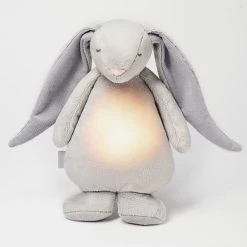 Moonie Knuffel Met Licht En Geluid Konijn Silver
