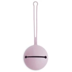 Mushie Siliconen Fopspeenhouder Soft Lilac