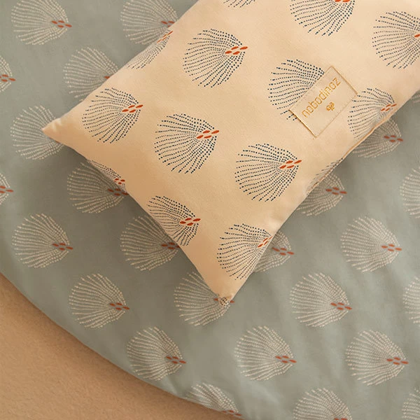 Kussen Laurel Blue Gatsby - Cream - Nobodinoz 6 Kussen Laurel Blue Gatsby - Cream - Nobodinoz - Afbeelding 4